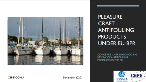 ICOMIA/CEPE Pleasure Craft Antifouling Products Under EU-BPR